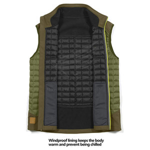 Chaleco Acolchado de Invierno para Hombre, Estilo Casual, a la Moda, Ropa de Exterior Cómoda y Transpirable - Product Image 3
