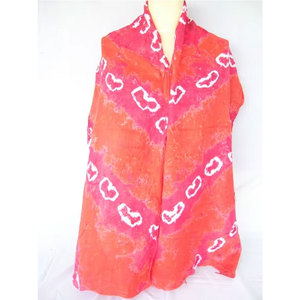 Wholesale Cheap 100% Custom Printing Viscose Tie Dye Paisley <b>Bandana</b> Tie Dye Bandhani Printed Scarf Stole Soft Lightweight - Product Image 2