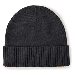 Bonnet en tricot unisexe 100% acrylique, bonnet d'hiver à revers, couleur unie, style décontracté, taille adulte 56-58CM - Product Image 3