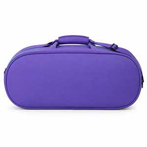 Purple Oval Travel <b>Duffel</b> <b>Bag</b> with Zipper Closure Durable Canvas Material Waterproof Lightweight Large Capacity for Outdoor Use - Product Image 1