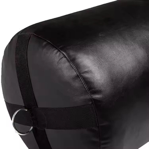 Sac de boxe en PU noir, rempli de sable, durable, pour adultes - Product Image 5