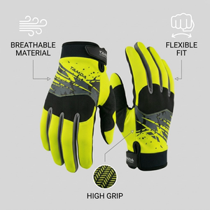 Guantes de Motocross para Hombre y Mujer |   Guantes de Ciclismo MTB Ligeros y Transpirables - Product Image 5