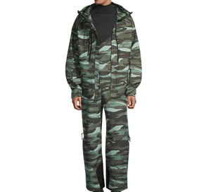 <b>Camo</b> Print Nylon Windbreaker Set Custom Wholesale USA Casual Fall <b>Jacket</b> Pants Matching Urban Street Outfit Factory Supplier - Product Image 1