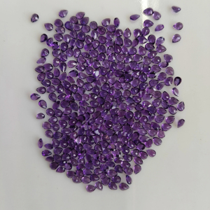 Ametista Africana Natural Púrpura, Corte Pera de 4x3MM, Gema Suelta de la Mejor Calidad, Gemas Red Mountain para Joyería - Product Image 2