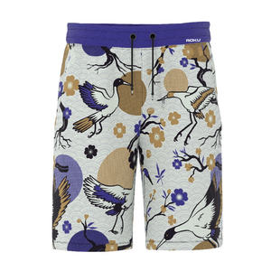 กางเกงขาสั้นชายหาดฤดูร้อนสไตล์ไฮสตรีทขายส่ง พิมพ์ลายลำลอง โพลีเอสเตอร์ 100% ระบายอากาศได้ดี เอวยางยืด มีกระเป๋า จำหน่ายจำนวนมาก - Product Image 1