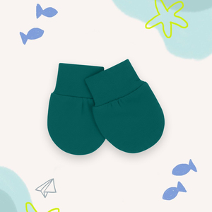 Mitaines pour bébé en coton doux 95% bambou, 5% élasthanne Protection contre les griffures pour les nouveau-nés et les nourrissons - Product Image 1