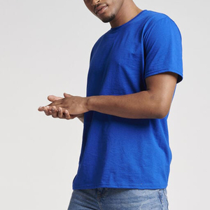 Camiseta de hombre personalizada, de última colección, estampada, de punto, transpirable, 100% algodón, para fitness, de ajuste holgado, para deporte, con patrón, anti-bolitas y compresión. - Product Image 3