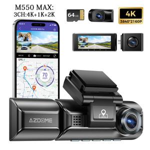 Caméra <span class=keywords><strong>de</strong></span> tableau <span class=keywords><strong>de</strong></span> bord AZDOME 4 canaux 4K 2K 1080P HD Wifi Super Vision Nocturne GPS ADAS Streaming 4G avec caméra avant et arrière pour voiture - Product Image 2