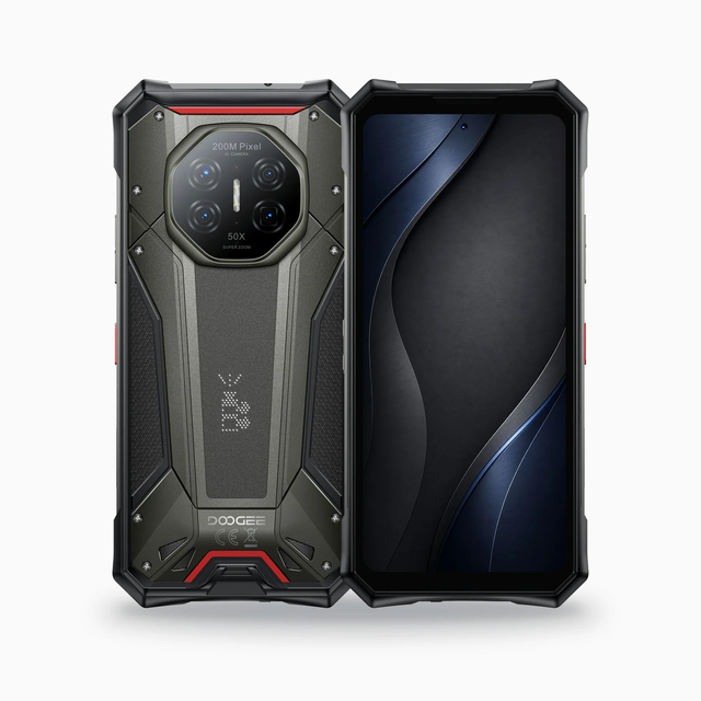 DOOGEE S300 Pro Rugged Phone 48GB+512GB Dimensity 8300 6.78" FHD+ 11000mAh Battery 66W 200MP Camera Android 16