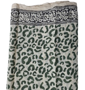 Womens Cotton <b>Beach</b> Sarong <b>Wrap</b> Indian Hand Block Printed Pareo Floral Bohemian Cover Up Scarf Floral <b>Beach</b> <b>Wrap</b> Scarf Handmade - Product Image 1