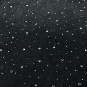 เสื้อยืดผ้าฝ้ายทอประดับคริสตัลสุดหรู สีดำ 100% คอตตอน คอกลม สำหรับผู้ชาย เป็นมิตรกับสิ่งแวดล้อม สไตล์สตรีทแวร์ฤดูร้อน คุณภาพดีที่สุด ดีไซน์ใหม่ - Product Image 4