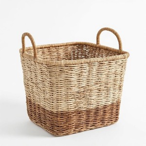 Elegante Cesta de Mimbre Hecha a Mano Diseñada para Almacenamiento Decorativo y Mejora del Interior del Hogar con Estilo - Product Image 4