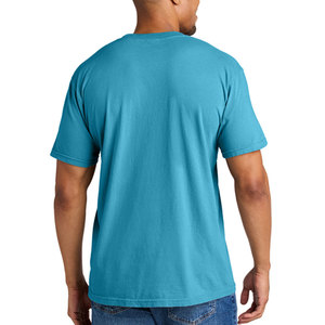 T-shirts pour hommes à col rond en coton lourd de haute qualité avec logo personnalisé, 100% coton, pas cher, 52% coton 48% polyester, design sur mesure - Product Image 4