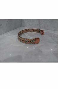 กำไลทองแดงแท้ 100% สีดำแบบเรียบง่าย ขัดเงา สำหรับผู้หญิง จากงานฝีมืออินเดีย - Product Image 5