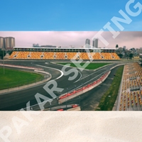 Gradins pour piste de course de vitesse Solution de sièges