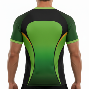 Wholesale Custom <b>Compression</b> T-<b>Shirt</b> Long Sleeve Men's MMA Rashguard Breathable Digital Print BJJ Swimming Eco-Friendly - Product Image 5