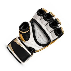Gants en cuir MMA de haute qualité pour l'entraînement et le combat, gants MMA personnalisés OEM ODM, gants d'entraînement pour le sparring et le grappling - Product Image 4