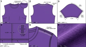 T-shirt en coton uni personnalisé pour femmes, coupe ample, décontracté, été - Product Image 4
