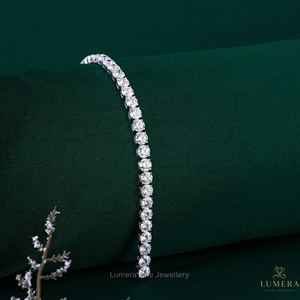 10.235 Carat Lab Grown Diamond Tennis Bracelet F+ Color VS VVS Clarity <b>Solid</b> <b>Gold</b> 9k 10k 14k 18k Rhodium Plated Luxury Premium - Product Image 5
