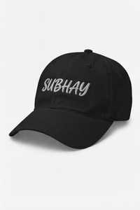 Subhay Embroidered Denim Baseball Cap 100% Cotton Adjustable Unisex 6-Panel Breathable Waterproof Casual Style Front Logo Design - Product Image 3