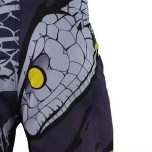 Men MMA Shorts Print <b>Elastic</b> Waist Gym Training Kickboxing Lightweight Quick Dry Colorful top mens mma martial arts - Product Image 4