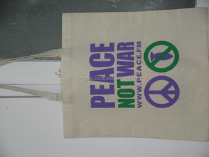 Custom Cotton Tote <b>Bag</b> Reusable Eco Friendly Shopping <b>Bag</b> <b>Long</b> Handle Zipper Closure - Product Image 4