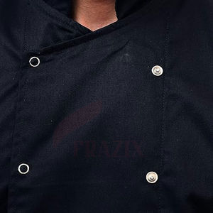 Camisa de Chef Blanca de Media Manga de Alta Calidad, Uniforme de Trabajo para Personal de Restaurante y Hotel, Chaqueta y Abrigo - Product Image 4