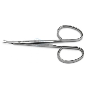 Tijeras de tenotomía Stevens rectas con hojas estándar de puntas roma y mango tipo cinta, de acero inoxidable, reutilizables, de alta calidad. - Product Image 1