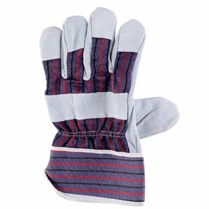 Heavy Duty Cow Split Leather Welding Safety <b>Gloves</b> Heat Resistant Cut Resistant Industrial Work Protective Hand <b>Gloves</b> - Product Image 6