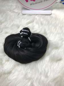 VQ Hair Nancy Vietnamita Remy Raw Virgin Hair Mejor calidad Super Double Drawn Machine Doble Trama Cierre Hueso Extensiones humanas - Product Image 4