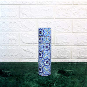 Botella de agua de cobre hecha a mano de alta calidad Diseño clásico único Impreso Conveniente Tapa de fácil elevación Accesorio para beber - Product Image 3