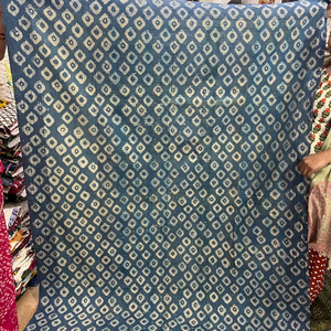 Artisan Cotton Kantha <b>Quilt</b> <b>Throw</b> – Breathable Lightweight Blanket with Hand Embroidery and Unique Reversible Patterns - Product Image 1