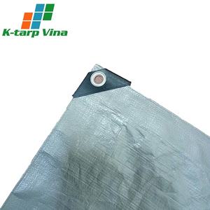 ผ้าใบกันน้ำ K-Tarp Vina คุณภาพสูง ขายดีที่สุด รับผลิตแบบ OEM ODM ผ้าใบ PE สำหรับงานปานกลาง สีดำ สีเงิน ปรับแต่งความหนาและตัดตามสั่งได้ - Product Image 5