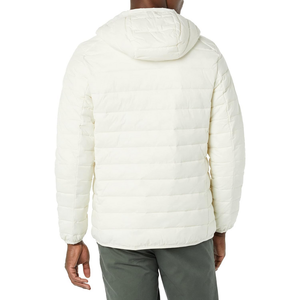 White Color Custom Logo Design Puffer <b>Jackets</b> Bubble Insulated Outerwear Windproof Down Coat <b>Jacket</b> for Men - Product Image 3