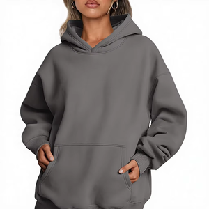 Nouveau design – Sweat à capuche décontracté pour femme à épaules tombantes, imprimé sur toute la surface, personnalisable pour filles - Product Image 1