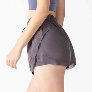 Shorts Deportivos para Mujer, Elegantes, Suaves al Tacto, de Cintura Alta, Ideales para Correr al Aire Libre, para Actividades Deportivas Intensas - Product Image 4