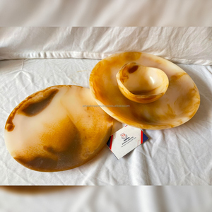 Juego de Tazones de Resina Pulida Hechos a Mano, Arte de Cocina de Lujo, Duradero, Ecológico, Diseño Artístico, para Bodas y Fiestas, ARTWORK MAESTRO - Product Image 4