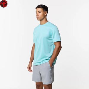 Conjunto de Camiseta y Pantalones Cortos Ligeros y Transpirables, con Elasticidad en Cuatro Direcciones, para Correr en Verano, para Hombre - Product Image 3