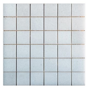 Mosaico de Mármol Blanco Cristal Cuadrado, Pulido, Moderno, para Pared Interior, 300x300mm, 8mm de Grosor, Resistente al Agua - Product Image 3