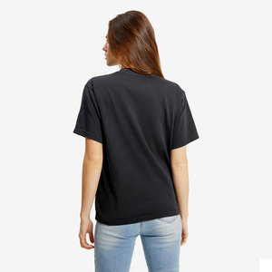 Camiseta de Cuello Redondo y Manga Corta al por Mayor, Camiseta Holgada de Color Sólido para Mujer - Product Image 3
