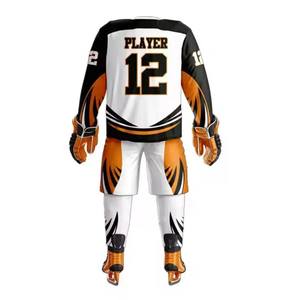 Maillots de hockey sur glace en polyester personnalisés OEM, sublimation numérique, broderie en twill, 260g, enfants et adultes, Eoin Winston Sports - Product Image 2