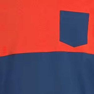 Customized Logo <b>Silk</b> Screen Printed 100% Cotton Worsted T-<b>Shirt</b> for <b>Men</b> Women Solid Color with Pocket - Product Image 4
