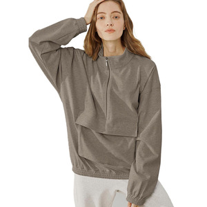 Sudadera con Cremallera y Logotipo Bordado Personalizado para Mujer - Camisetas y Suéteres para Chicas - Varios Colores - Talla XL - Product Image 2