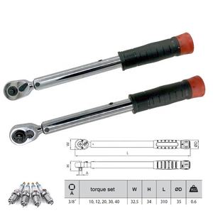 Clé dynamométrique de service fixe professionnelle avec 5 tailles réglables. - Product Image 2