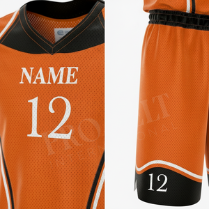 Ensemble d'uniformes de basketball personnalisés confortables – Maillot et short imprimés sur mesure, vêtements de sport respirants pour l'entraînement d'équipe - Product Image 4