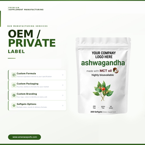 Cápsulas Blandas de Extracto de Ashwagandha de Marca Privada con Aceite MCT, Alta Absorción, Suplemento para el Estrés - Product Image 3