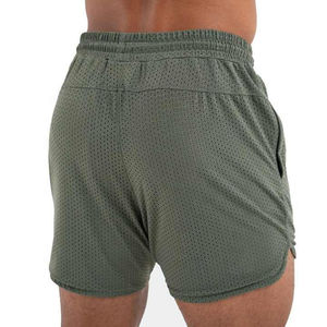 Pantalones Cortos Deportivos para Hombre, Estilo Urbano, en Oferta, con Logotipo Personalizado, de Malla, para Gimnasio, Entrenamiento, Ajustados, con Estampado Digital - Product Image 2