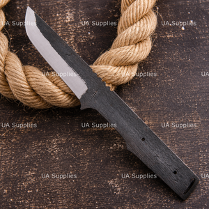 Cuchillo de Acero al Carbono Drop Point al Mejor Precio al por Mayor, Hoja Recta de 0.5mm de Grosor, No Ajustable, para Camping y Bricolaje UA - Product Image 6