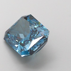 Diamant CVD bleu vif fantaisie taille radiant, clarté VS1, polissage excellent, pierre précieuse de laboratoire pour la fabrication de bijoux, conception personnalisée - Product Image 3