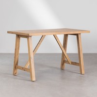 Table rectangulaire Vandana Hexa Neo 160x90 cm en bois d'acacia Dubaï